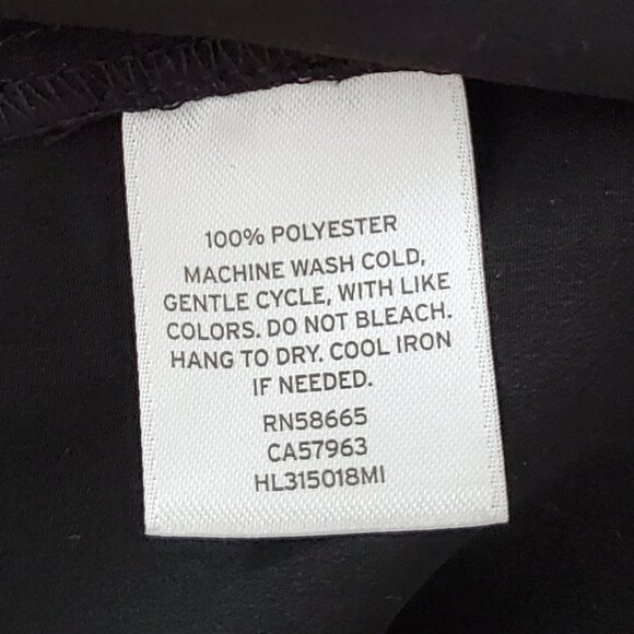 Trouve black camisole top with white trim along; size medium - Picture 6 of 6